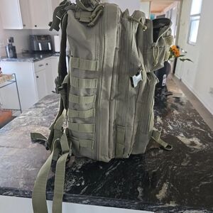 Tactical Olive Green Backpack